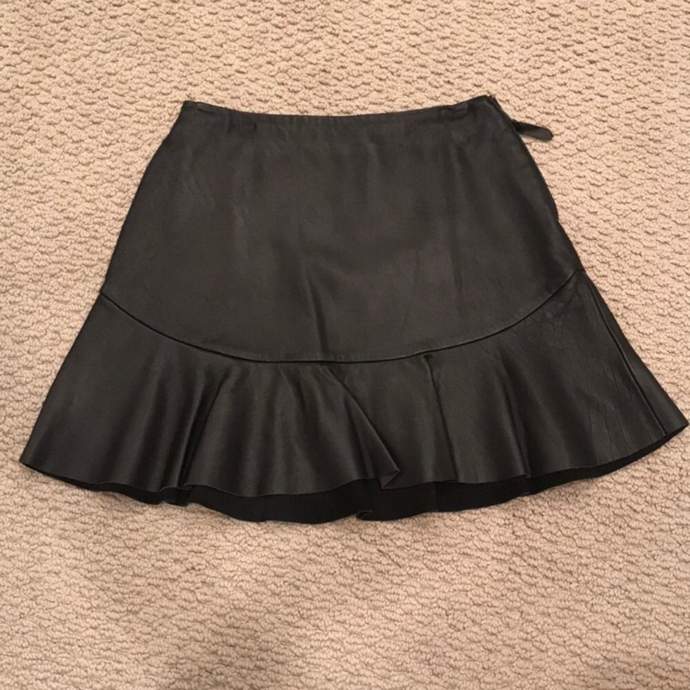 UO Leather skirt